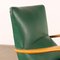 Italienische Vintage Sessel aus Kunstleder, 1950er, 2er Set 4
