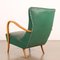 Italienische Vintage Sessel aus Kunstleder, 1950er, 2er Set 10