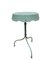 Green Metal Bistro Side Table, Italy, 1980s 3