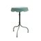 Table d'Appoint de Bistro en Métal Vert, Italie, 1980s 2