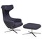 Lounge Chair with Ottoman by Antonio Citterio, 2000s, Set of 2 1