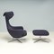 Lounge Chair with Ottoman by Antonio Citterio, 2000s, Set of 2 3