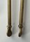 Neoclassical Brass Fireplace Tools with Lily Flowers, Set of 4, Image 12