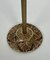 Neoclassical Brass Fireplace Tools with Lily Flowers, Set of 4 6
