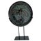 Glazed Ceramic Plate Medusa in Green & Black from Jean Lurcat, France, 1955 1