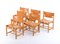 Vintage Dining Chairs by Børge Mogensen, 1960s, Set of 6, Image 3