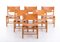 Vintage Dining Chairs by Børge Mogensen, 1960s, Set of 6, Image 4