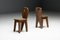 Brutalist Art Populaire Mountain Chairs, France, 1950s, Set of 4 7