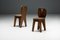 Brutalist Art Populaire Mountain Chairs, France, 1950s, Set of 4 6