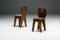 Brutalist Art Populaire Mountain Chairs, France, 1950s, Set of 4, Image 6