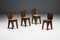 Brutalist Art Populaire Mountain Chairs, France, 1950s, Set of 4 5