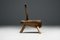 19th Century Folk Art Monoxylite Tripod Hearth Chair, France, Image 9