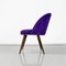 Fauteuil Mid-Century en Hêtre et Velours Violet, Danemark, 1960s 4