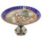 Tazza Noble en Porcelaine avec Socle en Argent par FG De Groot, Pays-Bas, 1864 1