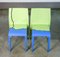 Laleggera Painted Chairs by Michelangelo Pistoletto for Alias, 2009, Set of 4, Image 2