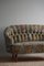 Curved Sofas with Floral Fabric, 1920s, Set of 2 10