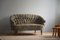 Curved Sofas with Floral Fabric, 1920s, Set of 2, Image 9