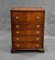 Antique Figured Walnut Chest of Drawers, 1920 3