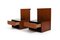 Teak Hanging Bedside Tables by Hans Wegner for Getama, 1960s, Set of 2 3