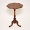 Victorian Burr Walnut Side Table, 1870s 2