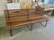 Antique Dark Brown Wooden Bench, Early 20th Century, Image 3