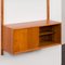 Teak One Bay Wall Unit in the style of Poul Cadovius, Denmark, 1970s 11