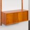 Teak One Bay Wall Unit in the style of Poul Cadovius, Denmark, 1970s 13
