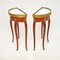 French Marble Top Side Tables, 1950, Set of 2, Image 4