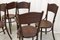 Vintage Bentwood Bistro Chairs from Fischel 1920s. Set of 6 5