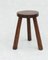 Vintage French Tripod Stool France by Charlotte Perriand, 1960s 1