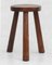 Vintage French Tripod Stool France by Charlotte Perriand, 1960s, Image 6