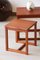 Tavolino da caffè rettangolare e tavolini a incastro, anni '60, set di 3, Immagine 9