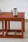 Tavolino da caffè rettangolare e tavolini a incastro, anni '60, set di 3, Immagine 11