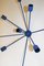 Sputnik 9-Armed Wall Lamp in Blue 3