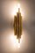 Lámparas de pared de latón de Sciolari, años 80. Juego de 2, Imagen 6