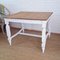 Antique Spanish Rustic Kitchen Table in Patinated White, 1890s, Image 6