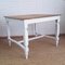 Antique Spanish Rustic Kitchen Table in Patinated White, 1890s 10
