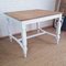 Antique Spanish Rustic Kitchen Table in Patinated White, 1890s 4