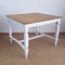 Antique Spanish Rustic Kitchen Table in Patinated White, 1890s 2