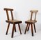 Brutalist Chairs attributed to Mobichalet, Belgium, 1960s, Set of 8, Image 8