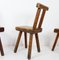Brutalist Chairs attributed to Mobichalet, Belgium, 1960s, Set of 8, Image 2