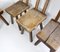 Brutalist Chairs attributed to Mobichalet, Belgium, 1960s, Set of 8 9