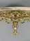 French Antique Bronze and Marble Wall Console, 1890s, Image 8