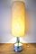 Lámpara de pie grande con base de vidrio, años 70, Imagen 2