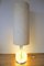 Lámpara de pie grande con base de vidrio, años 70, Imagen 3