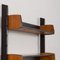 Vintage Wall Unit in Teak and Black Varnish, Norway, 1960s 10