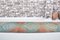 Alfombra de pasillo Oushak colorida tejida a mano, años 60, Imagen 9