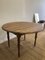 Vintage Round Table with Folding Wings, Image 1