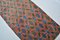 Alfombra de pasillo vintage de diseño geométrico, años 60, Imagen 6