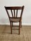 Chaises de Bistrot Vintage, France, Set de 5 2